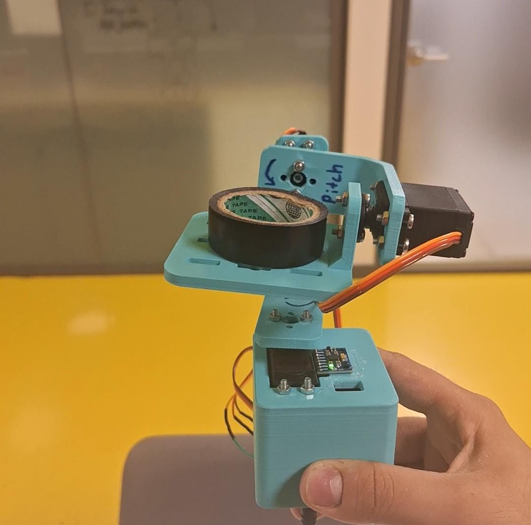 Servo Actuated 3-Axis Gimbal