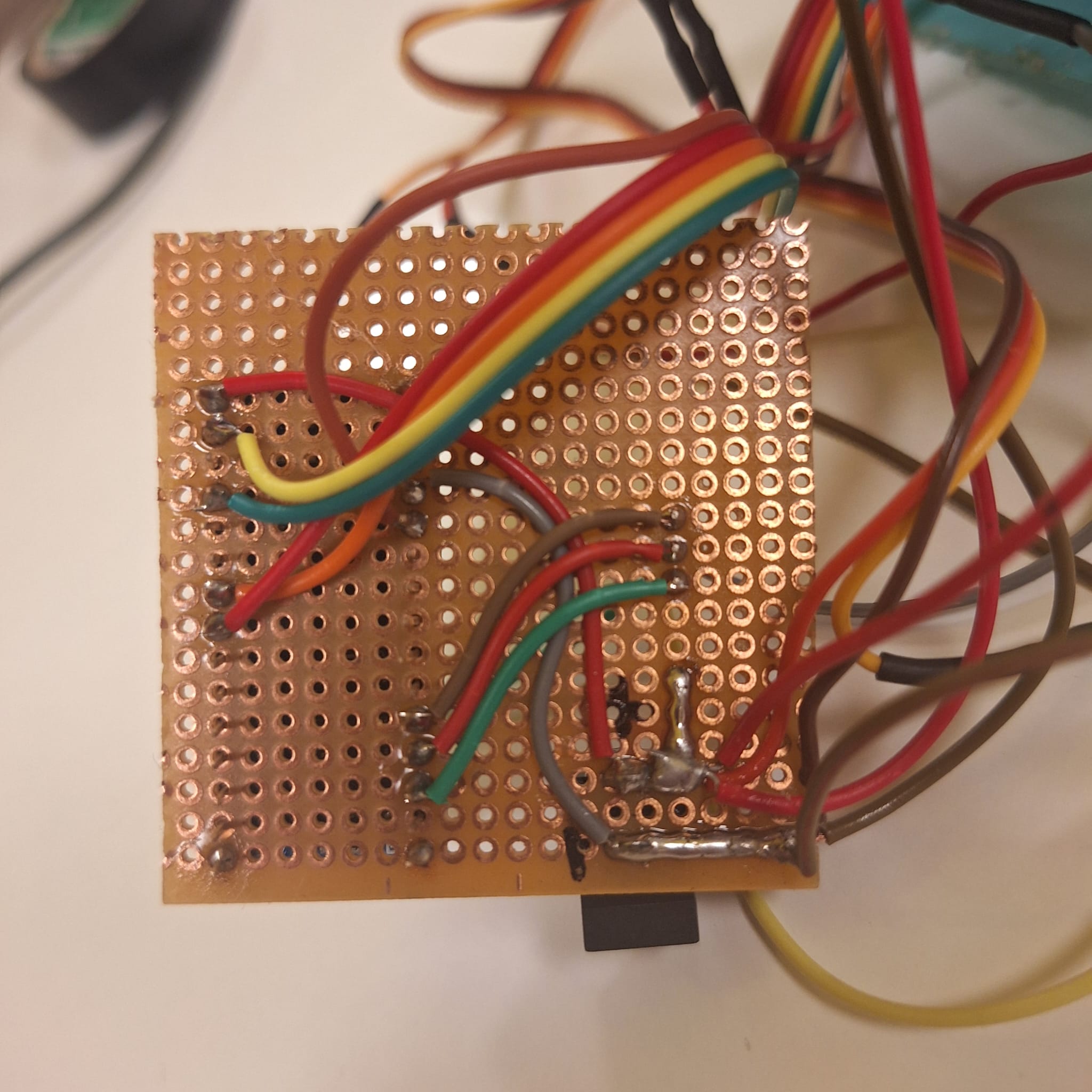 Gimbal Wiring Back View